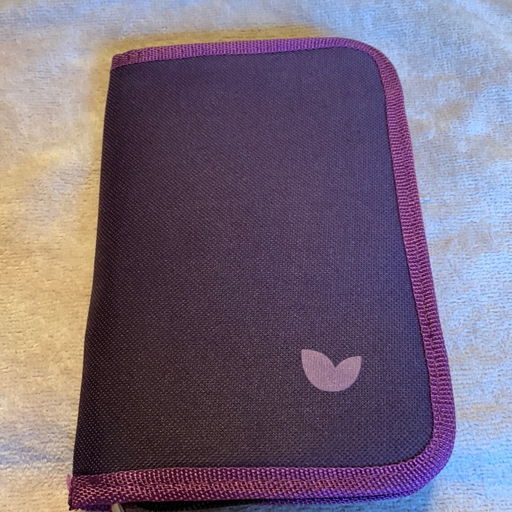 Purple Cloth Large Wallet
